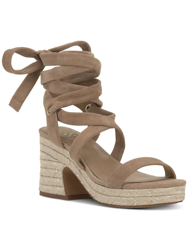 Island Sandals-Comfortable sandals for warm-weather strolls-Roreka Womens Suede Dressy Heels