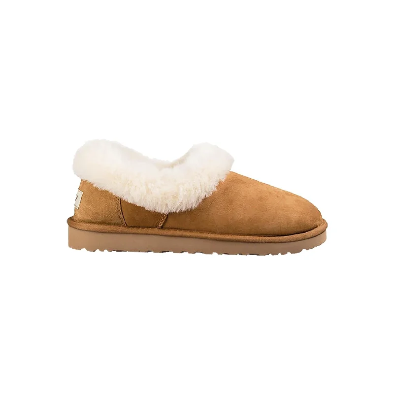 Slippers for Men-Comfortable slippers for easygoing days at home-Women's UGG Nita Chestnut Sheepskin/Suede