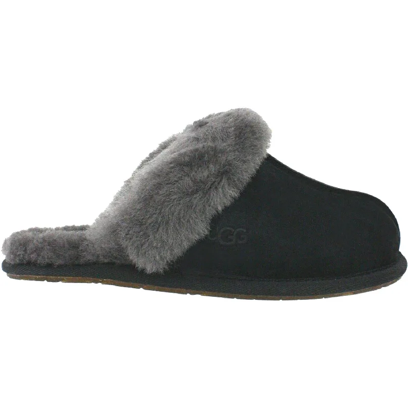 Timeless Slippers-Comfortable slippers for every moment at home-Women's UGG Scuffette II Black/Grey Suede