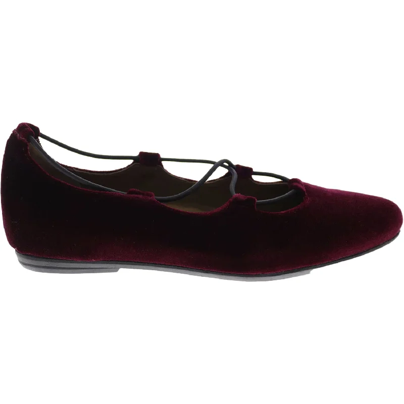 Casual Shoes spring-Stylish-casual-shoes-for-everyday-Women's Earthies Essen Burgundy Velvet