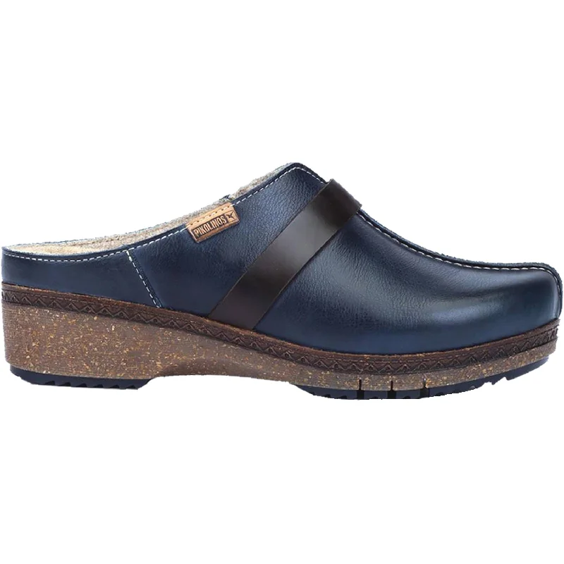 stylish clogs for fashionable comfort-Women's Pikolinos Granada W0W-3590C1 Ocean Leather