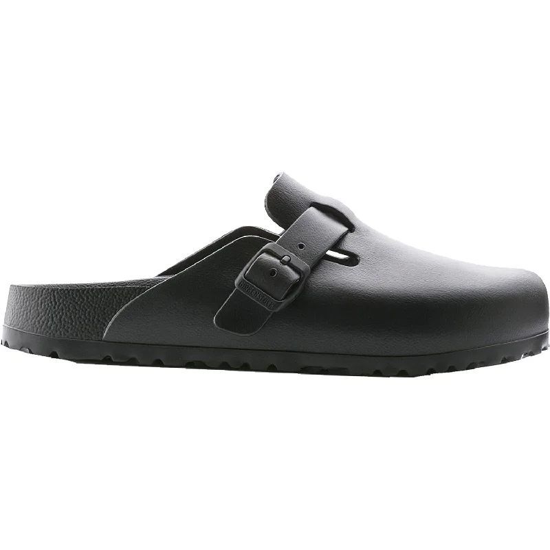 slip-on clogs for cozy and casual style-Women's Birkenstock Boston Essentials Black EVA