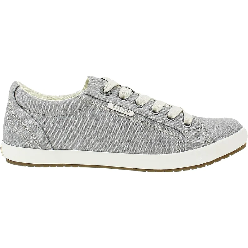 Casual Shoes with wardrobe staple-Stylish-casual-shoes-for-relaxed-days-Women's Taos Star Grey Washed Canvas