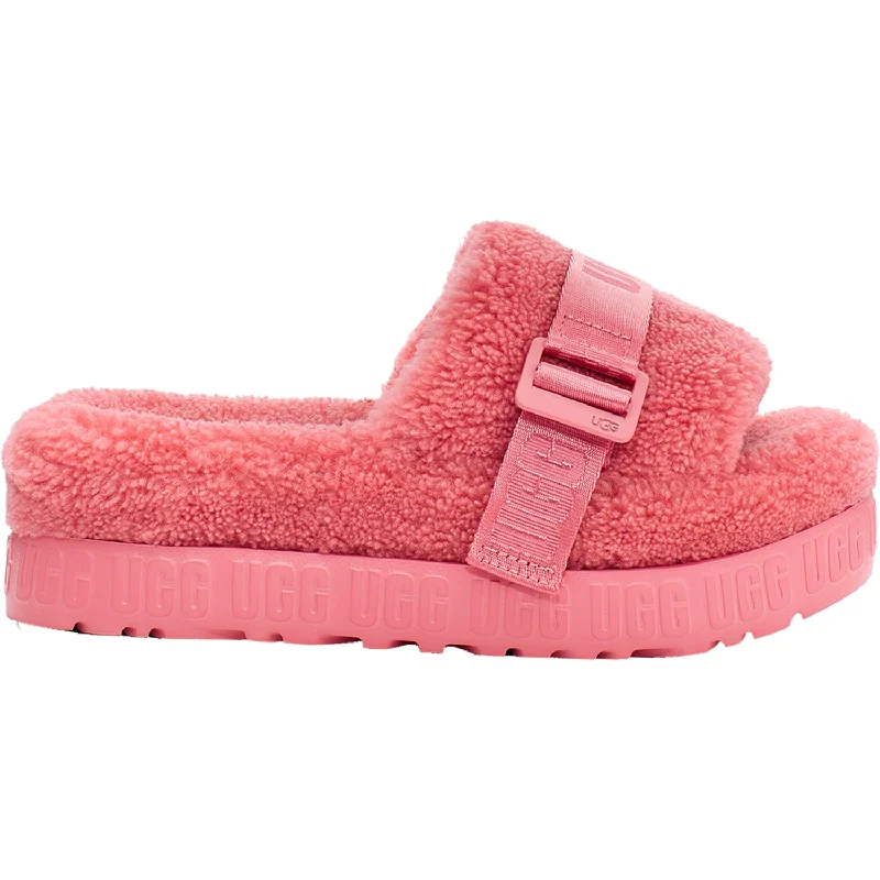 Wellness Slippers-Comfortable slippers for relaxing at home-Women's UGG Fluffita Pink Blossom Sheepskin