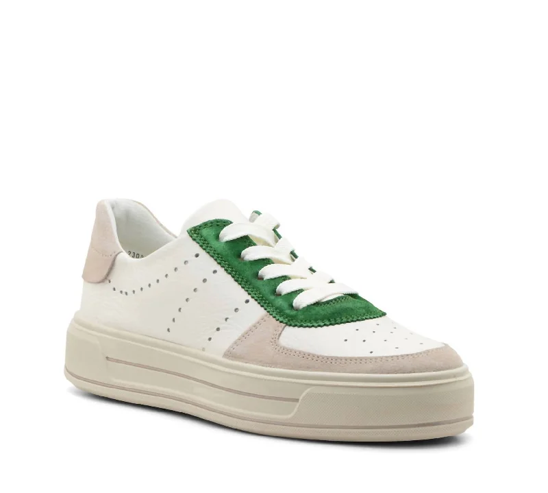 Athletic Shoes anti-static-Brunch Mules & Clogs-Athletic shoes for women with long-lasting comfort-Women's Calgary Sneakers In Shell/cream/grass