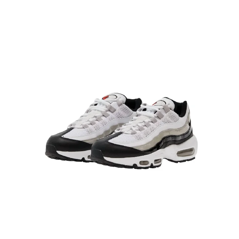 Athletic Shoes regular cut-Wellness Mules & Clogs-Comfortable athletic shoes for hot summer workouts-Women's Air Max 95 Sneakers In White/black-Lt Iron Ore