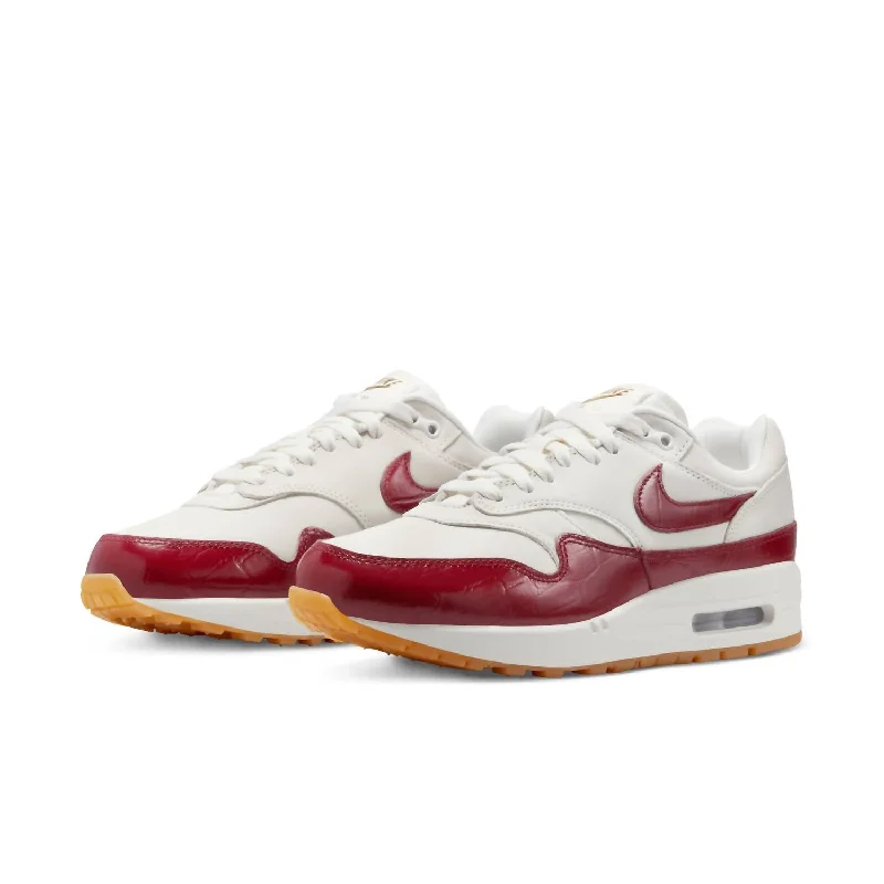 Athletic Shoes next big-Pride Mules & Clogs-Athletic shoes for running in cold weather conditions-Women's Air Max 1 Lx Sneakers In Sail Team Red