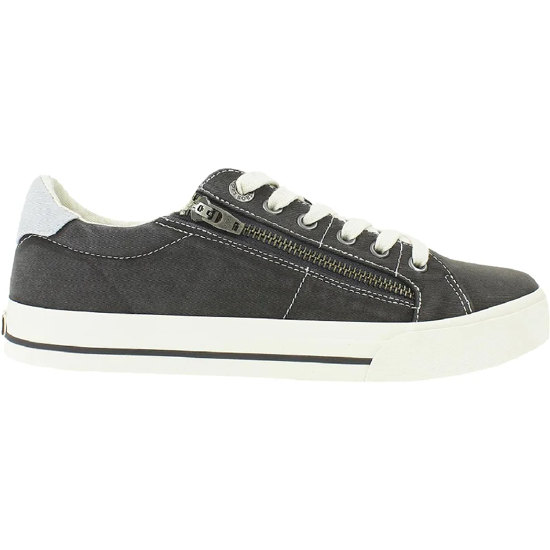 Casual Shoes custom-Casual-shoes-with-thick-sole-Women's Taos Z Soul Graphite/Light Grey Canvas