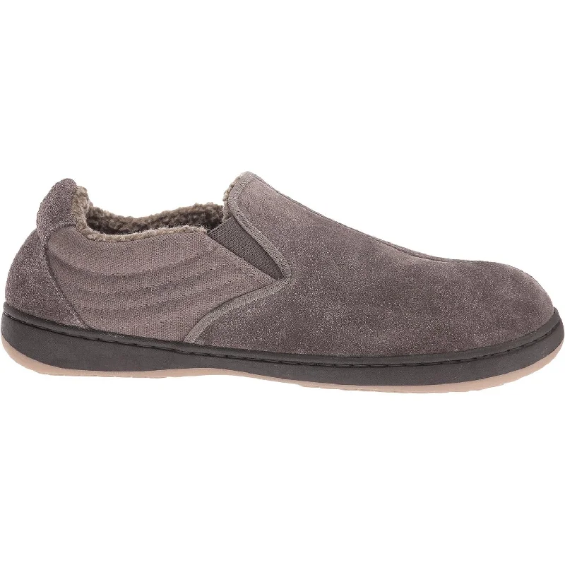 Cultural Slippers-Trendy slippers for cozy indoor moments-Men's Tempur-Pedic Jadin Charcoal Suede