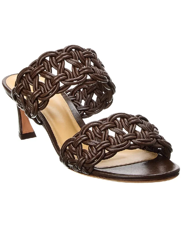 Branded Sandals-Sandals for walking in hot weather-Alexandre Birman Sammy 50 Leather Sandal