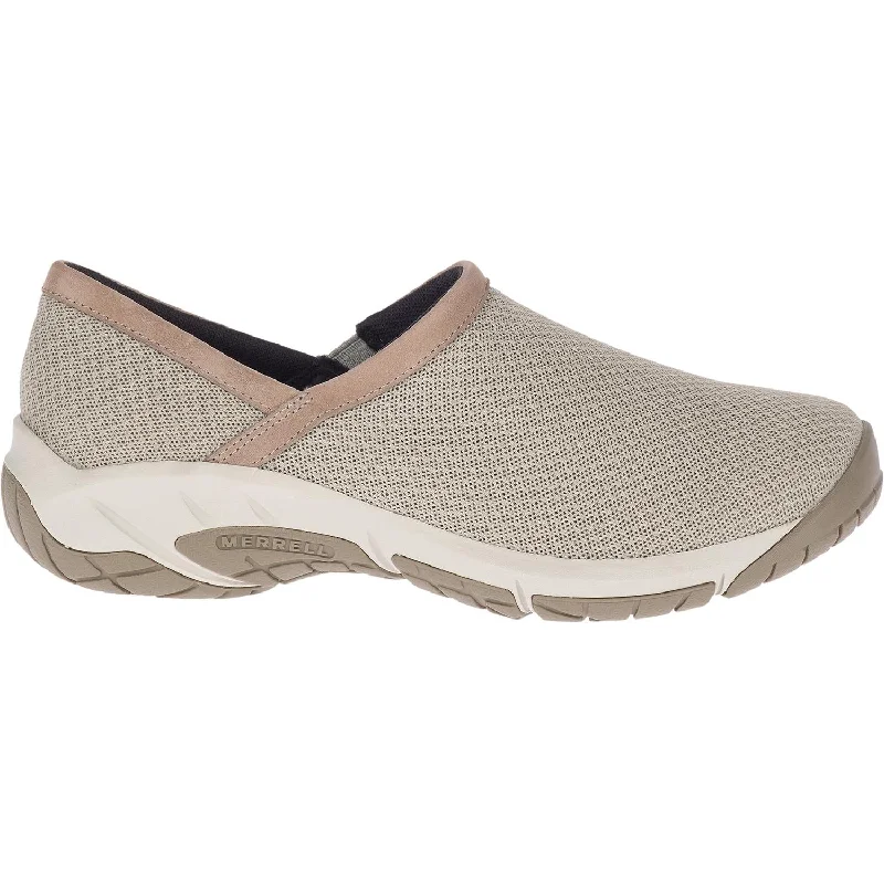 clogs with leather material for long-lasting wear-Women's Merrell Encore Breeze Moc Aluminum Mesh/Leather