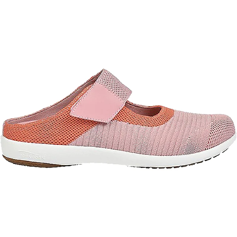 trendy clogs with stylish design-Women's Spenco Magnolia Living Coral Knit Fabric