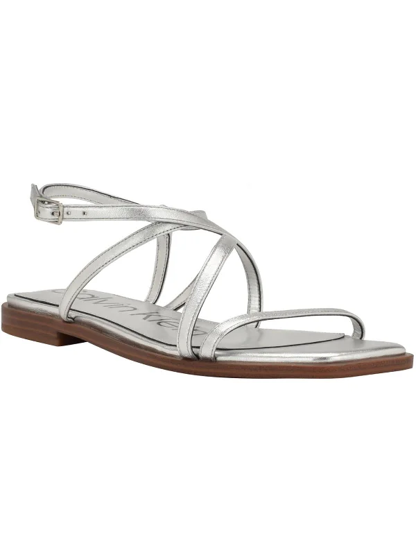 Sandals for Lounging-Comfortable sandals with adjustable straps-Millia2 Womens Adjustable Casual Ankle Strap