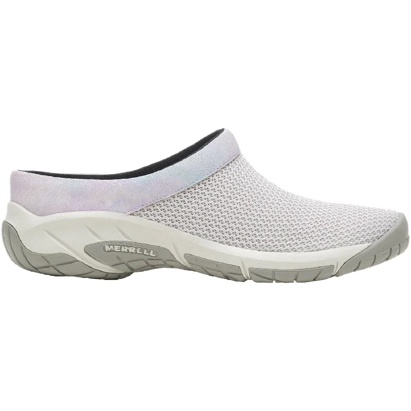 comfortable clogs for long-standing-Women's Merrell Encore Breeze 4 Iris Leather/Mesh