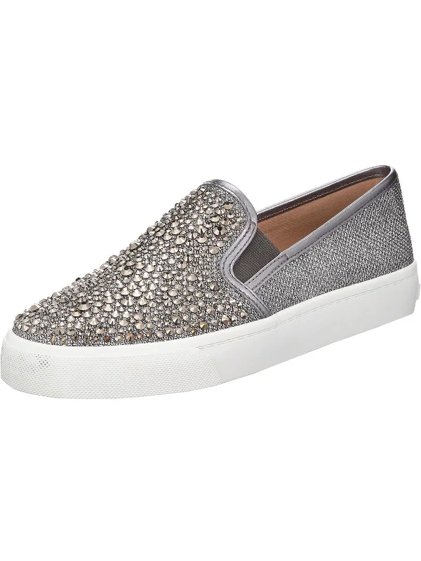 Sammee Womens Embellished Slip On Fashion Sneakers