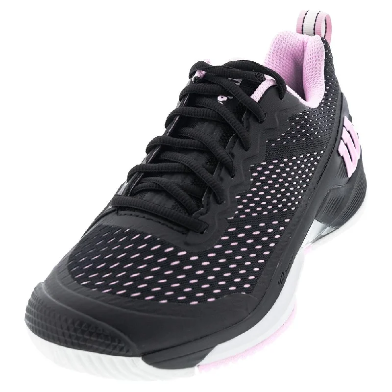 Women's Rush Pro 4.5 Tennis Shoes Black and Pirouette