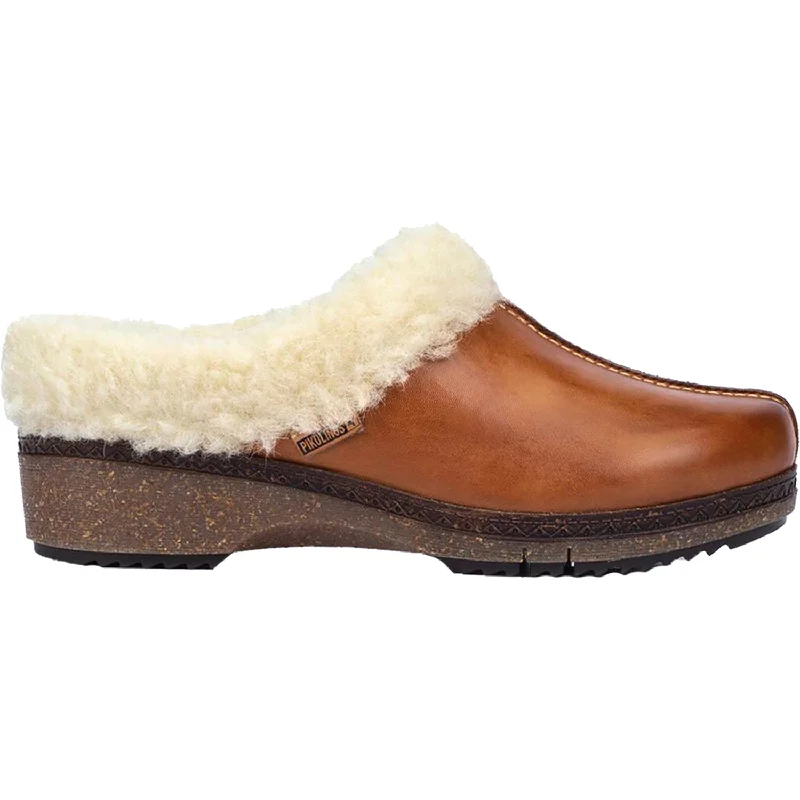 comfortable clogs for stylish days-Women's Pikolinos Granada W0W-3588C1 Brandy Leather