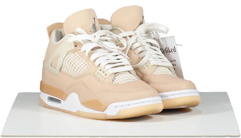 Nike Beige Jordan 4 Retro Shimmer UK 4 EU 37 👠