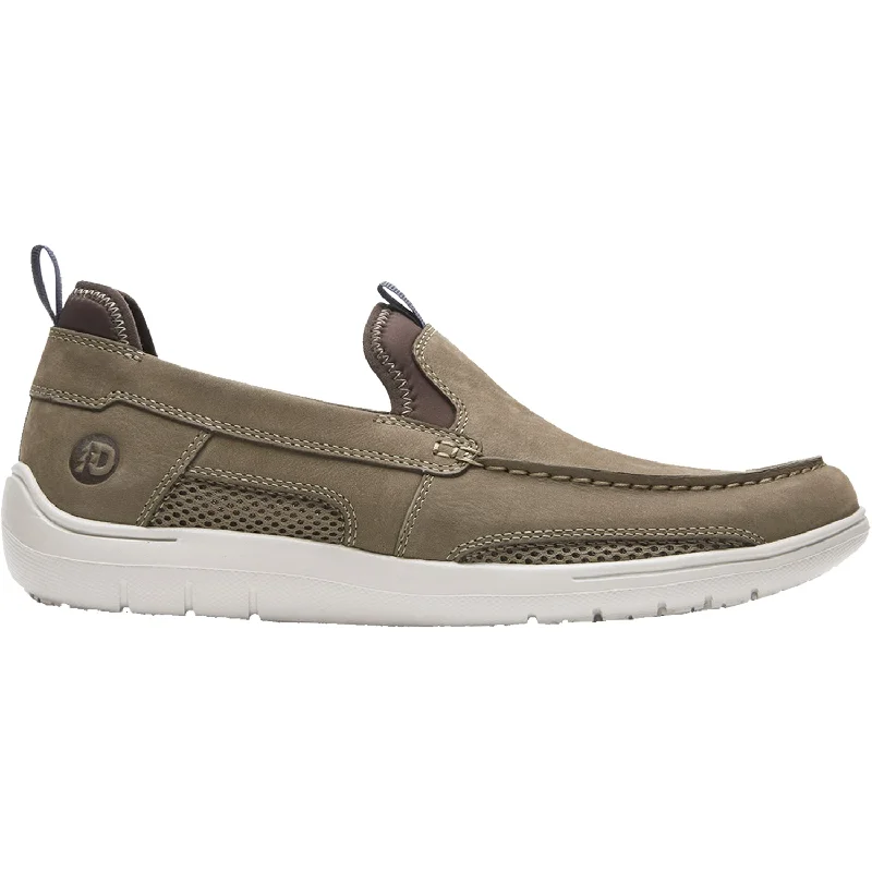 Casual Shoes with clean design-Casual-shoes-for-picnic-days-Men's Dunham Fitsmart Loafer Breen Nubuck