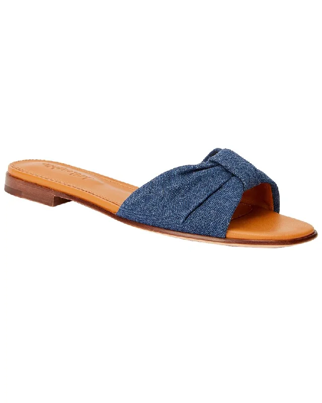 Classic-Style Sandals-Comfortable sandals for travel adventures-J.McLaughlin Karina Denim Sandal