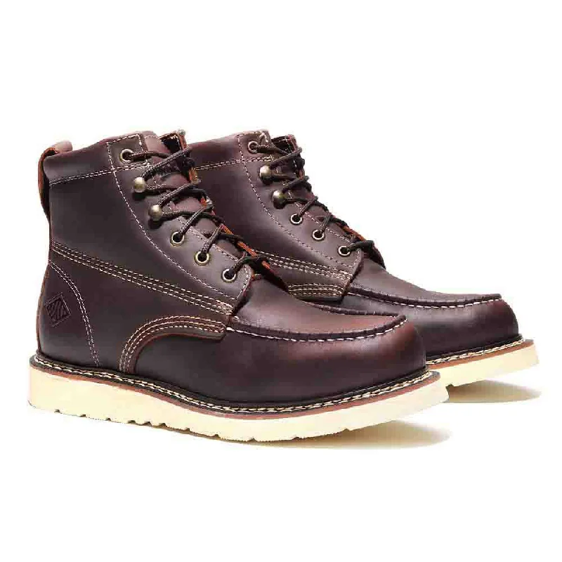 Boots travel step-Bonanza Frontier Classic 6-Inch Burgundy Moc Toe Boots