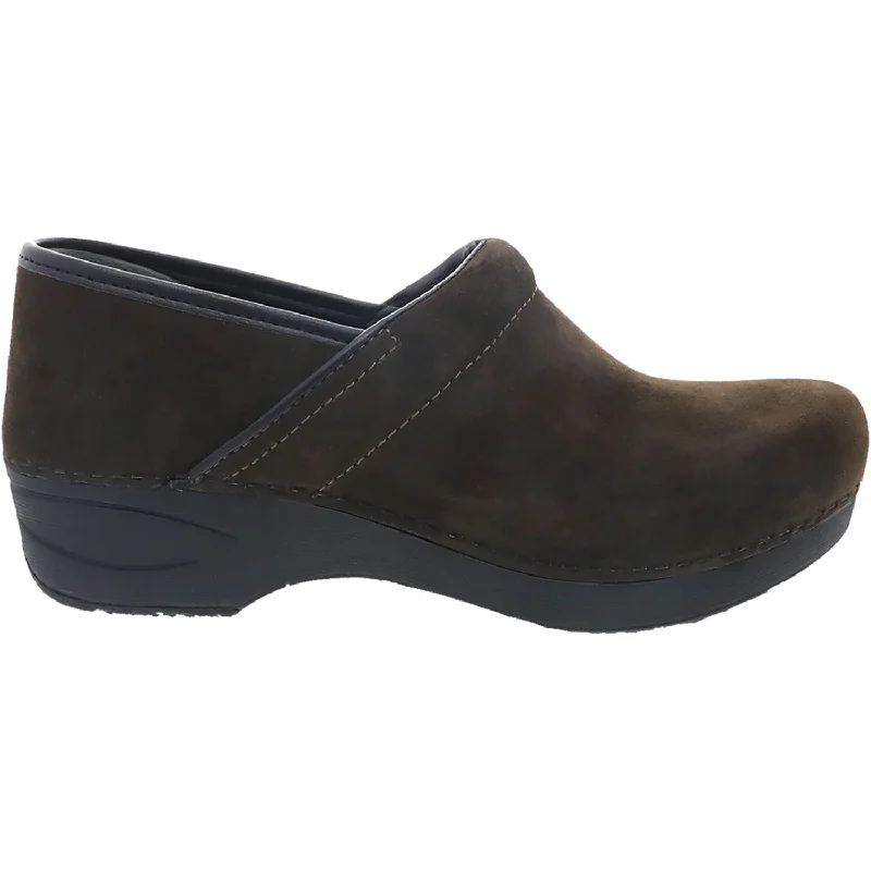 mules with soft lining-Women's Dansko XP 2.0 Chocolate Waterproof Suede