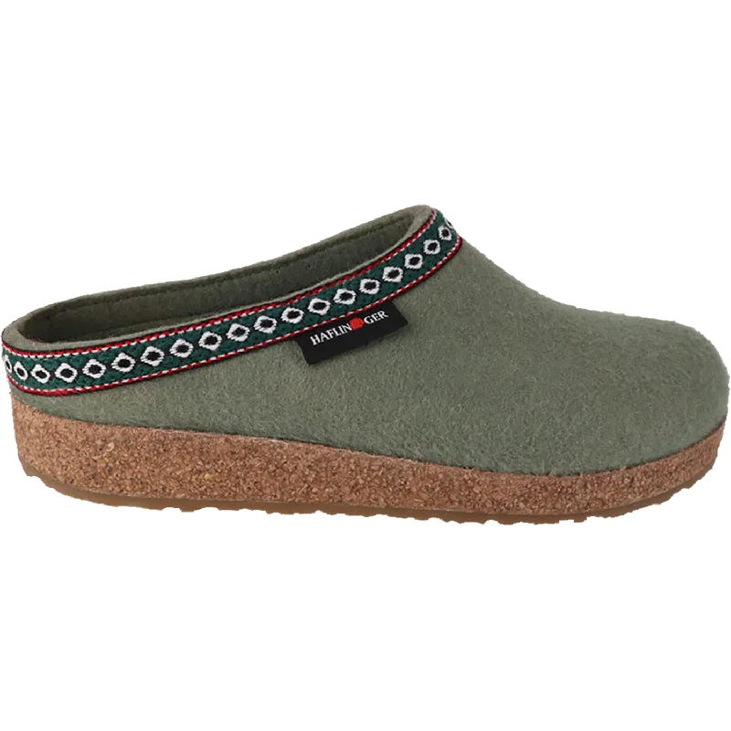 mules with faux fur lining-Women's Haflinger GZ Kiwi Wool