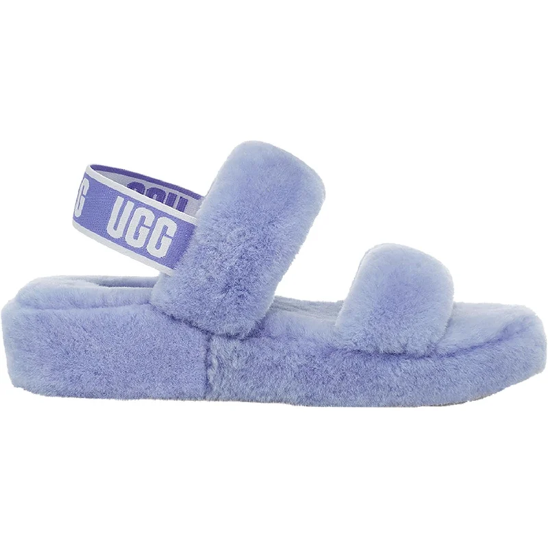 Fan-Favorite Slippers-Trendy slippers for fashionable indoor moments-Women's UGG Oh Yeah Cornflower Sheepskin