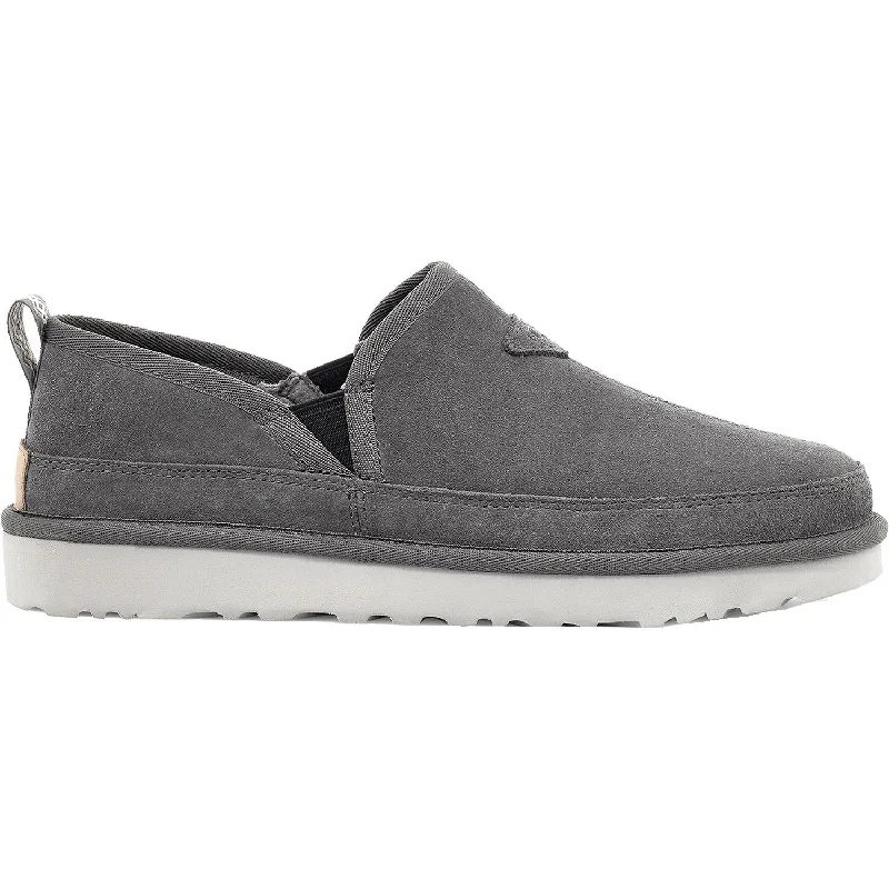 Red Slippers-Comfortable slippers for feet after a long day-Men's UGG Romeo Dark Grey Suede