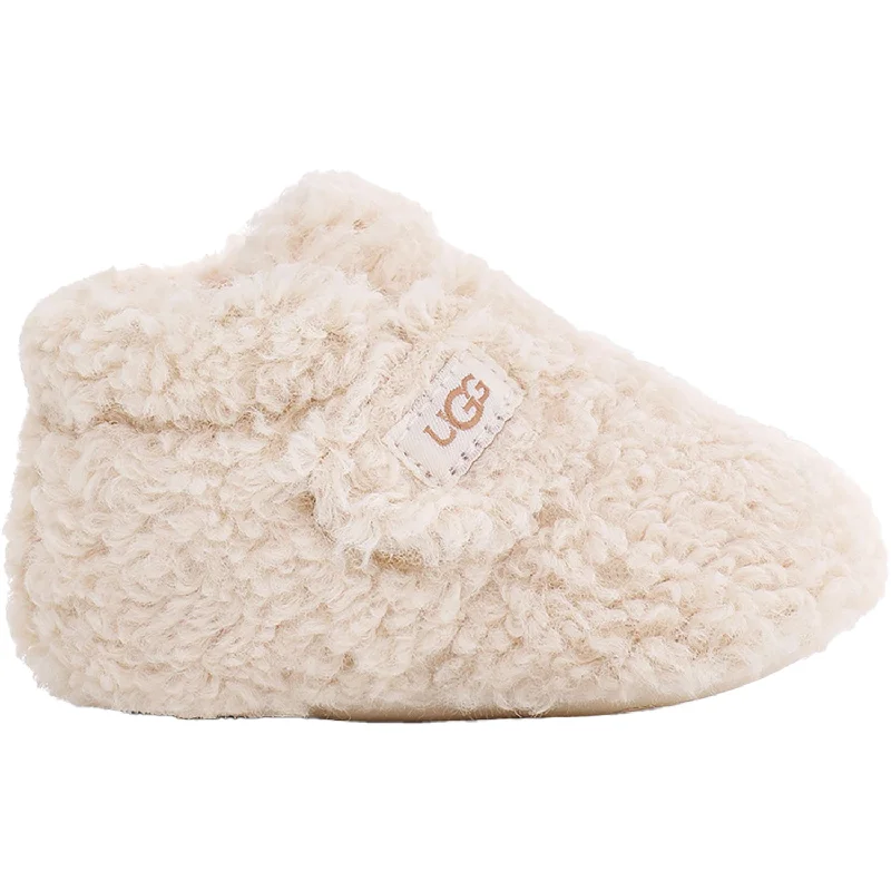 Instagram Slippers-Comfortable slippers for a restful day at home-Infants' UGG Bixbee Shell Curly Natural Synthetic