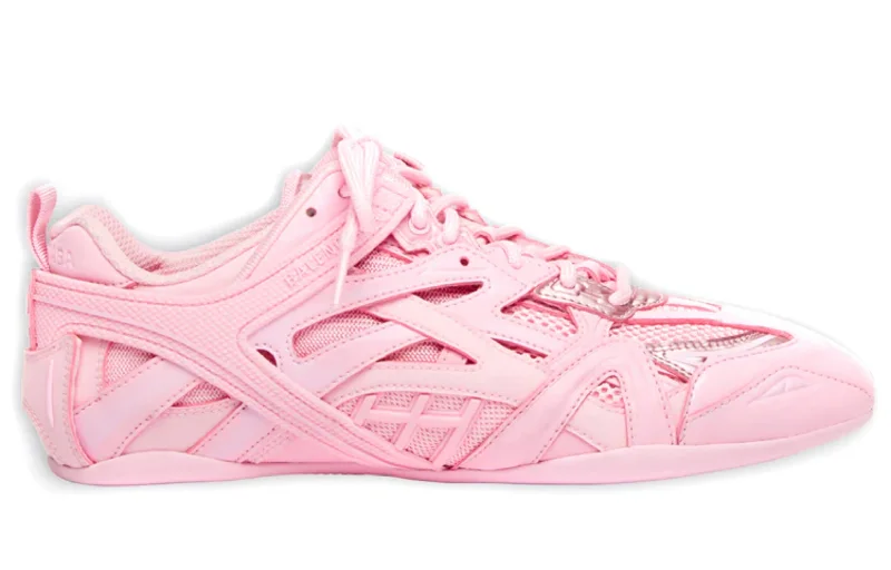 Athletic Shoes plus size-Wide-Fit Mules & Clogs-Athletic shoes for indoor fitness activities-Balenciaga Drive Sneakers 'pink'