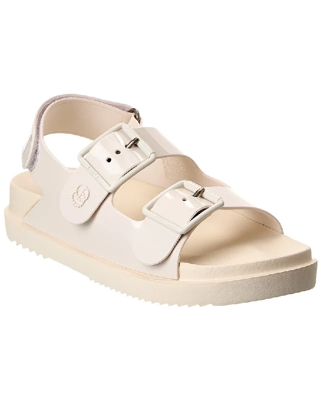 Wedding Sandals-Sandals for people with sensitive feet-Gucci Double G Rubber Sandal