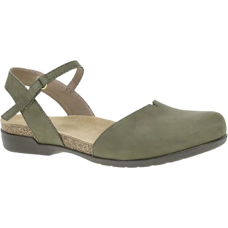 Casual Shoes supportive-Casual-shoes-with-sturdy-sole-Women's Dansko Rowan Ivy Milled Nubuck