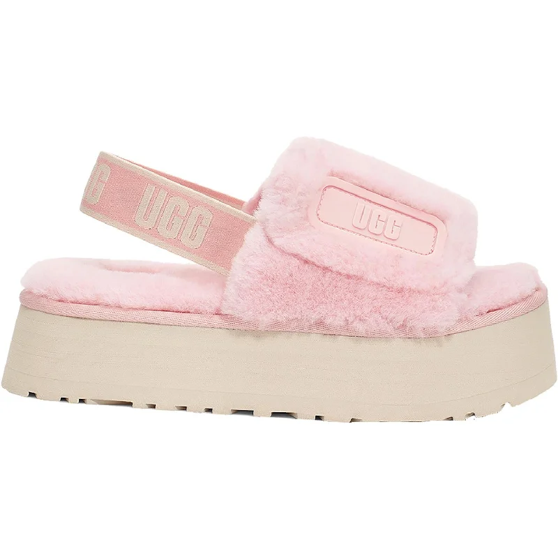 Fashion-Forward Slippers-Comfortable slippers for every season-Women's UGG Disco Slide Pink Cloud Sheepskin