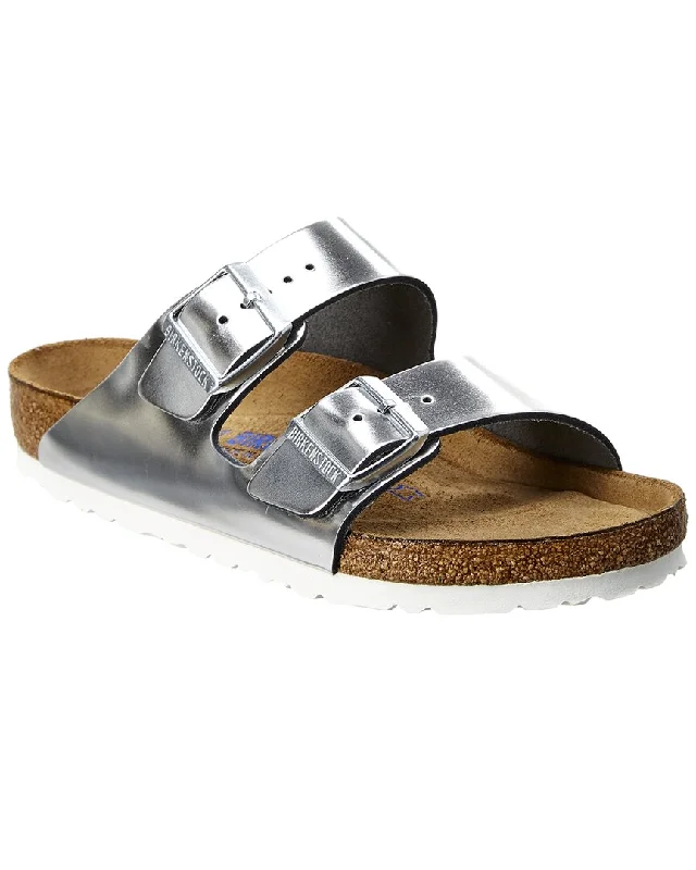 Eye-Catching Sandals-Sandals for active outdoor lifestyle-Birkenstock Women's Arizona Soft Footbed Leather Sandal