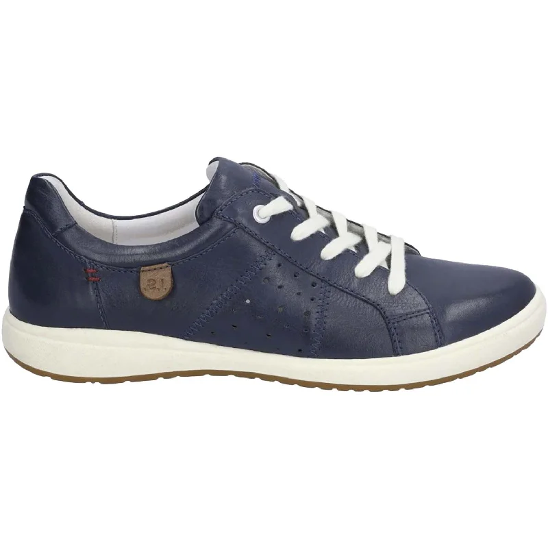 Casual Shoes with resale-Comfortable-casual-shoes-for-extended-outings-Women's Josef Seibel Caren 01 Ocean Leather