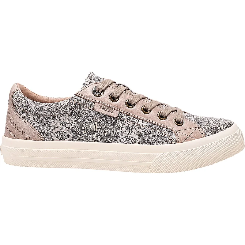 Casual Shoes with hooks-Stylish-casual-shoes-for-long-runs-Women's Taos Plim Soul Lux Taupe Paisley Multi Leather