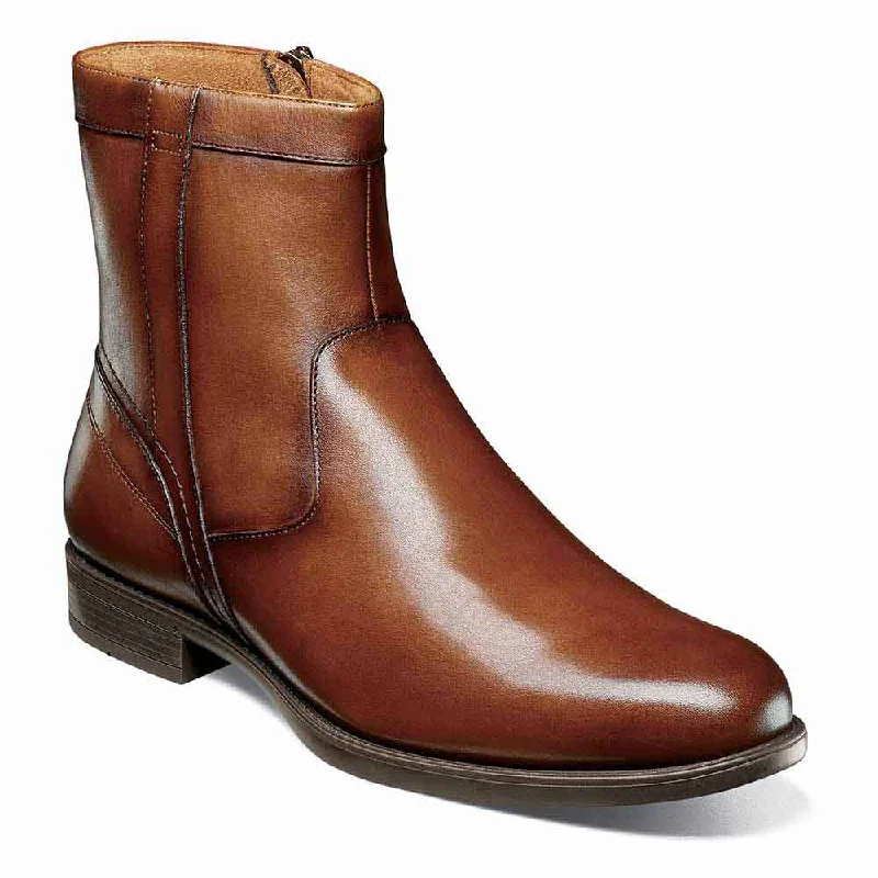 Boots tourist chic-Florsheim Midtown Zipper Cognac Boots