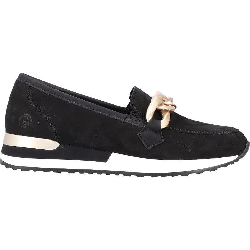 Casual Shoes vacation-Stylish-casual-shoes-for-daily-commute-Women's R2544-02 Elmira 44 Black Suede