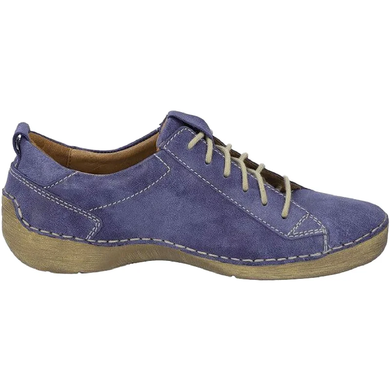 Casual Shoes with classmates-Comfortable-casual-shoes-for-relaxed-walk-Women's Josef Seibel Fergey 56 Ocean Leather