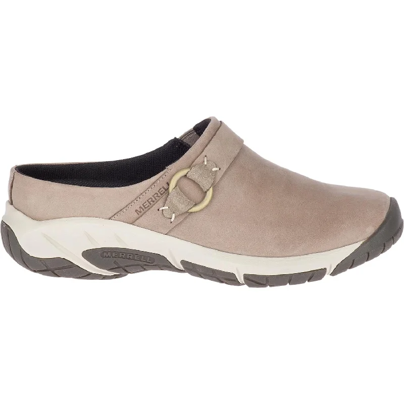 modern mules for every occasion-Women's Merrell Encore Slide 4 Moon Leather