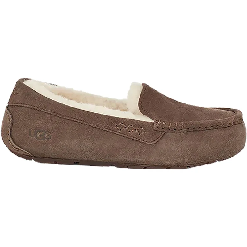 Sparkly Slippers-Snuggly slippers for relaxing at home after work-Women's UGG Ansley Espresso Suede