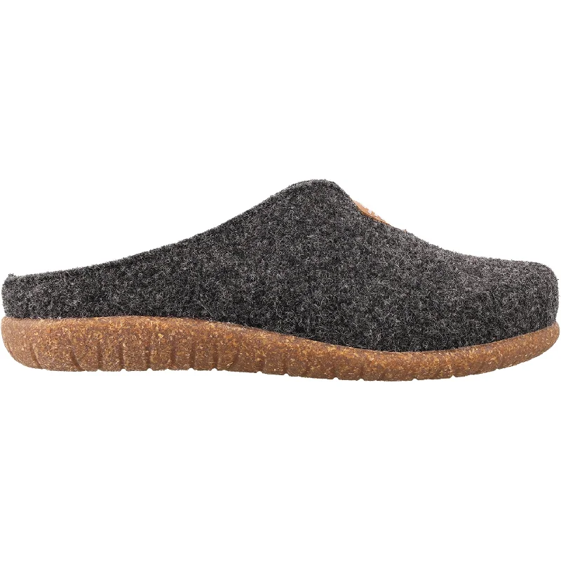 comfortable clogs for easy everyday wear-Women's Taos My Sweet Wool Charcoal Wool