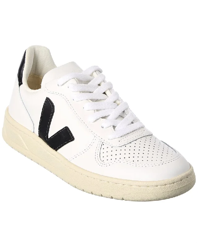 Athletic Shoes all-season-Felt Mules & Clogs-Athletic shoes with breathable material for comfort-VEJA V-10 Leather Sneaker