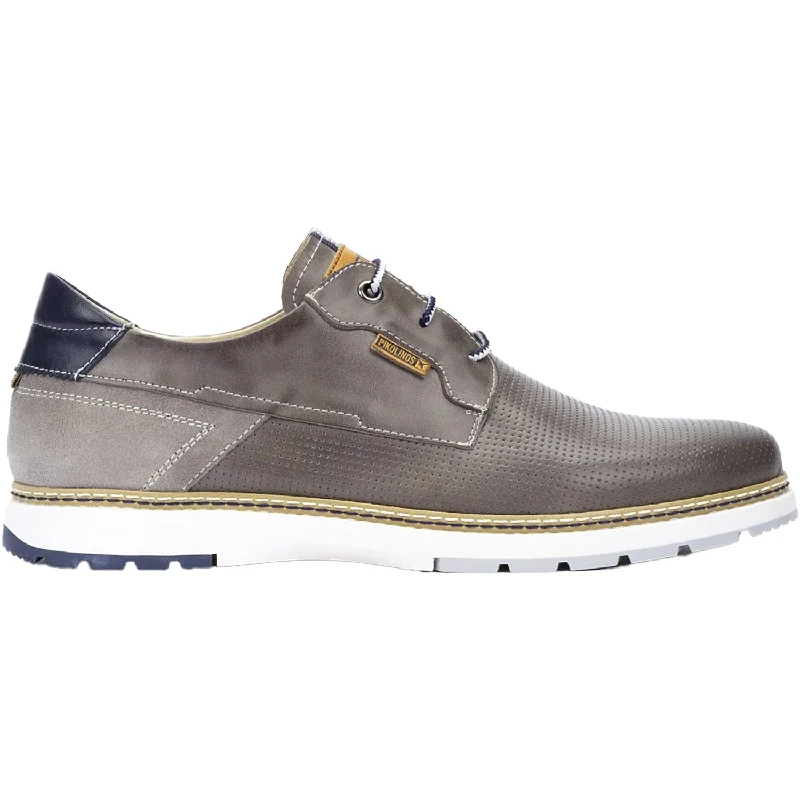 Casual Shoes with brand new-Comfortable-casual-shoes-for-weekend-hikes-Men's Pikolinos Olvera M8A-4222C1 Dark Grey Leather