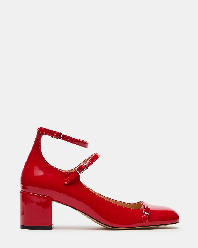 SABRINA RED PATENT