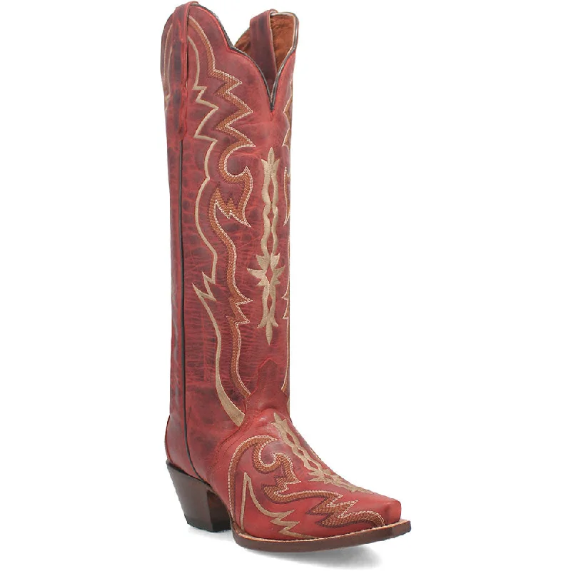 Boots nature lover-Dan Post Women's Tall Wine Western Triad Silvie Boots