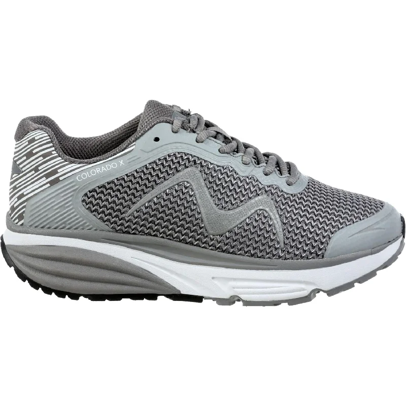 Casual Shoes matte-Stylish-casual-shoes-for-chilly-weather-Men's MBT Colorado X Grey Mesh