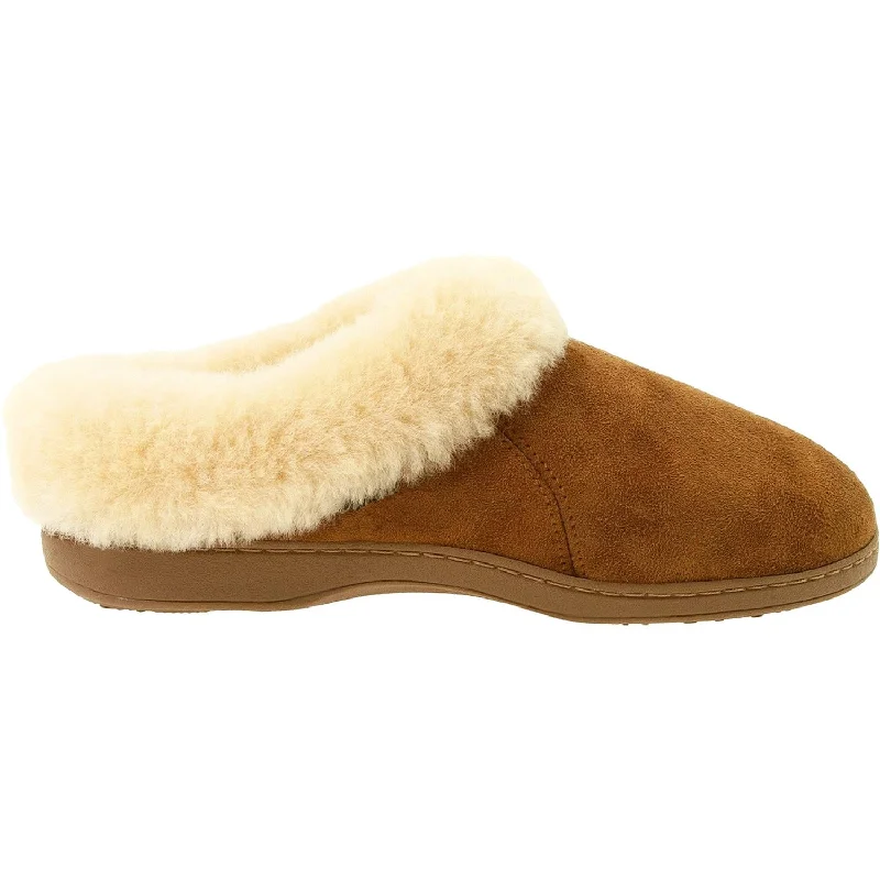 Low-Quality Slippers-Trendy slippers for home adventures-Women's Acorn Ewe Collar Walnut Sheepskin