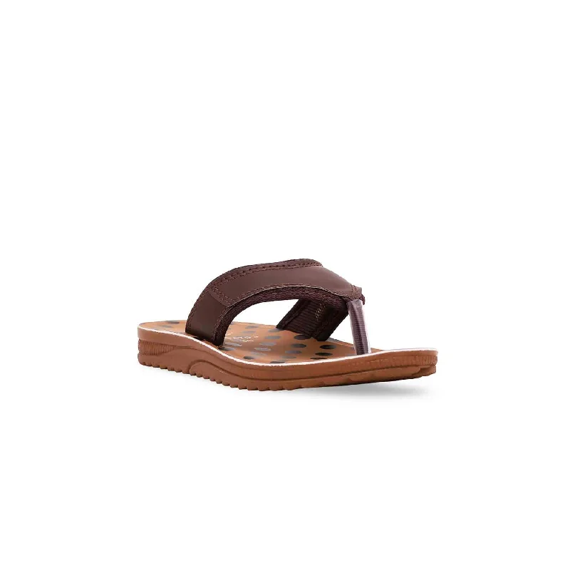 Compact Slippers-Snuggly slippers for evening downtime-Boys Coffee Casual Slipper KD4703